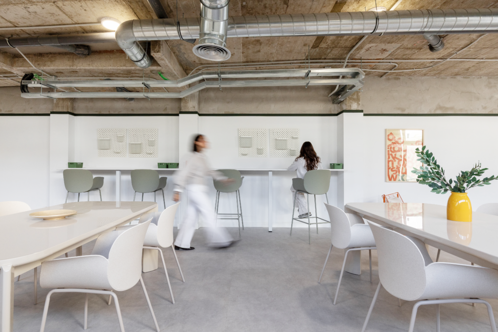 Sala social, interiorismo