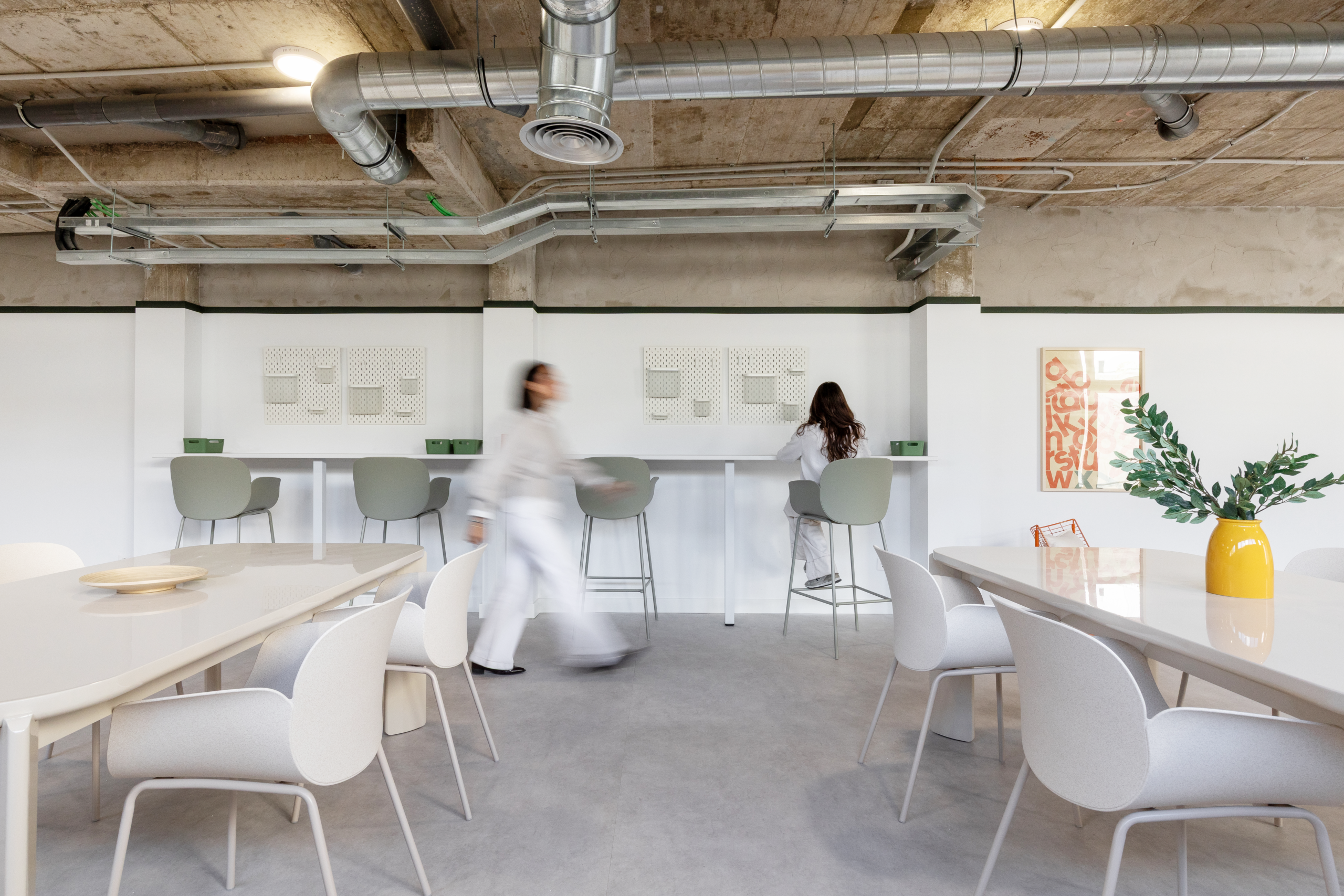 Sala social, interiorismo