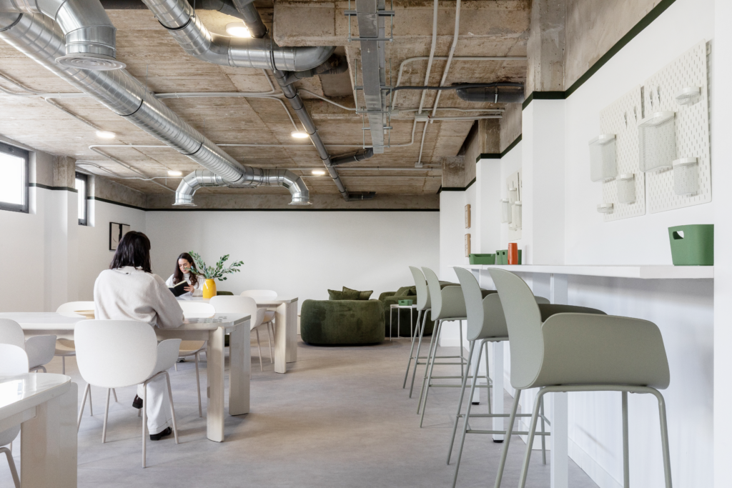 Sala social, interiorismo