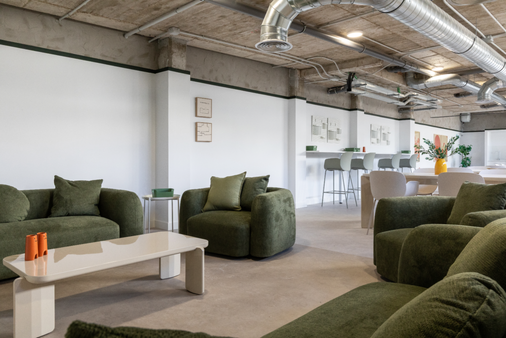 Sala social, interiorismo