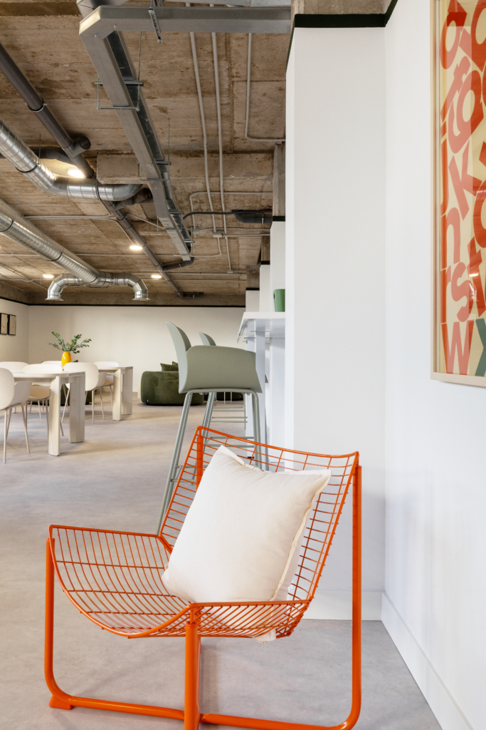 Sala social, interiorismo