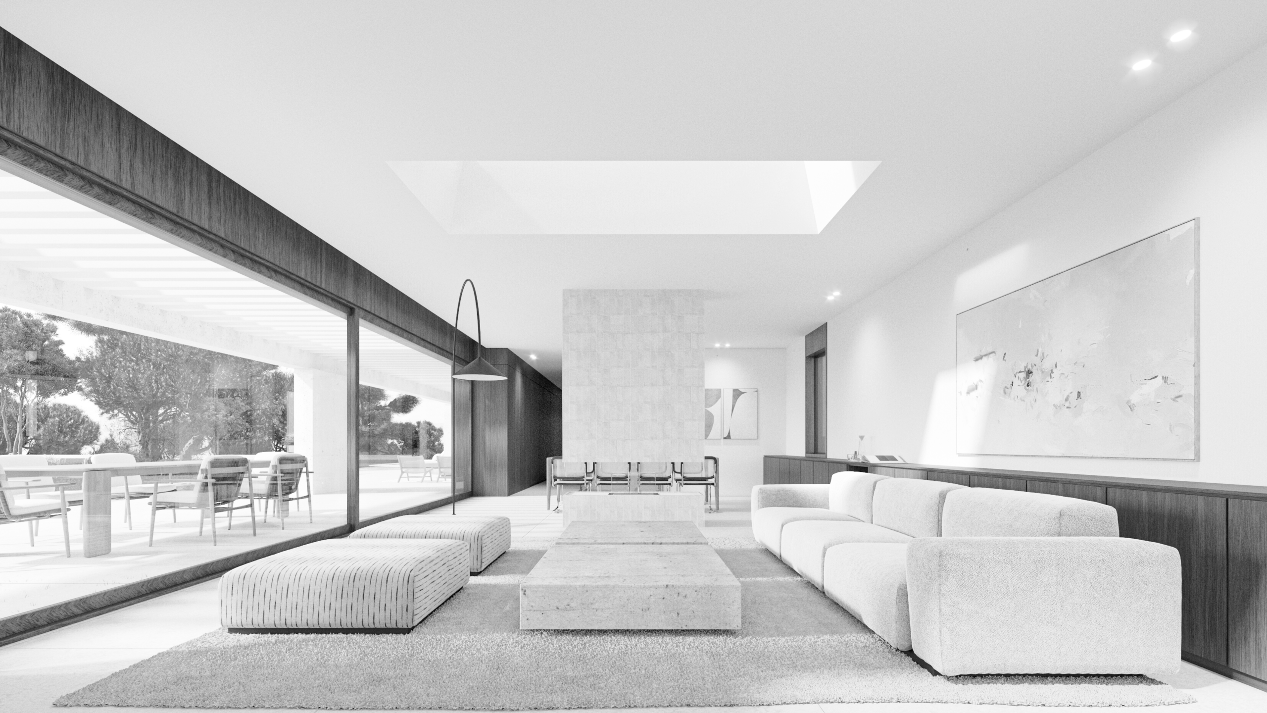 Casa S41, arquitectura. infografía, ongoing